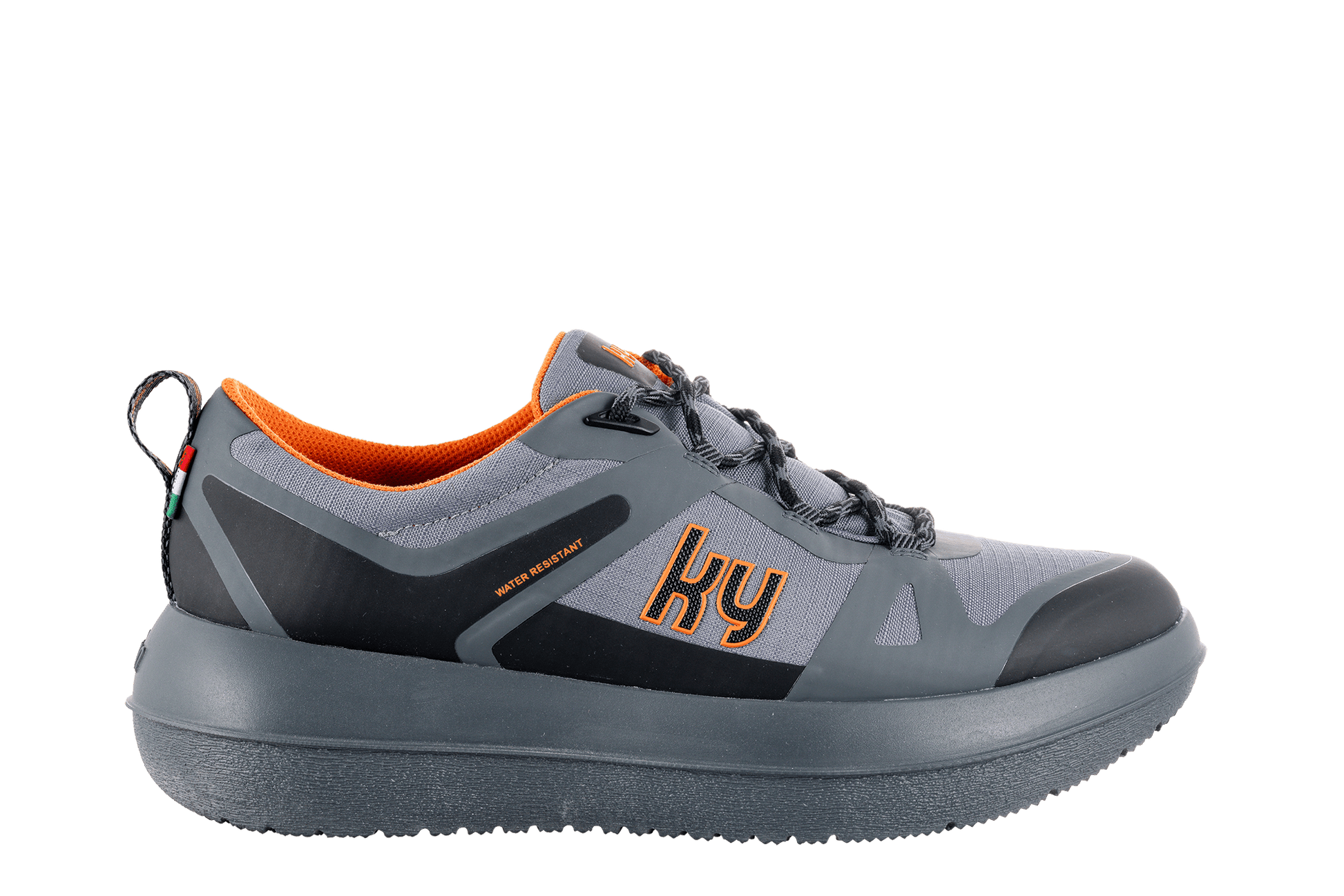kybun schoen Flims Dark Grey Men - Stapvitaal