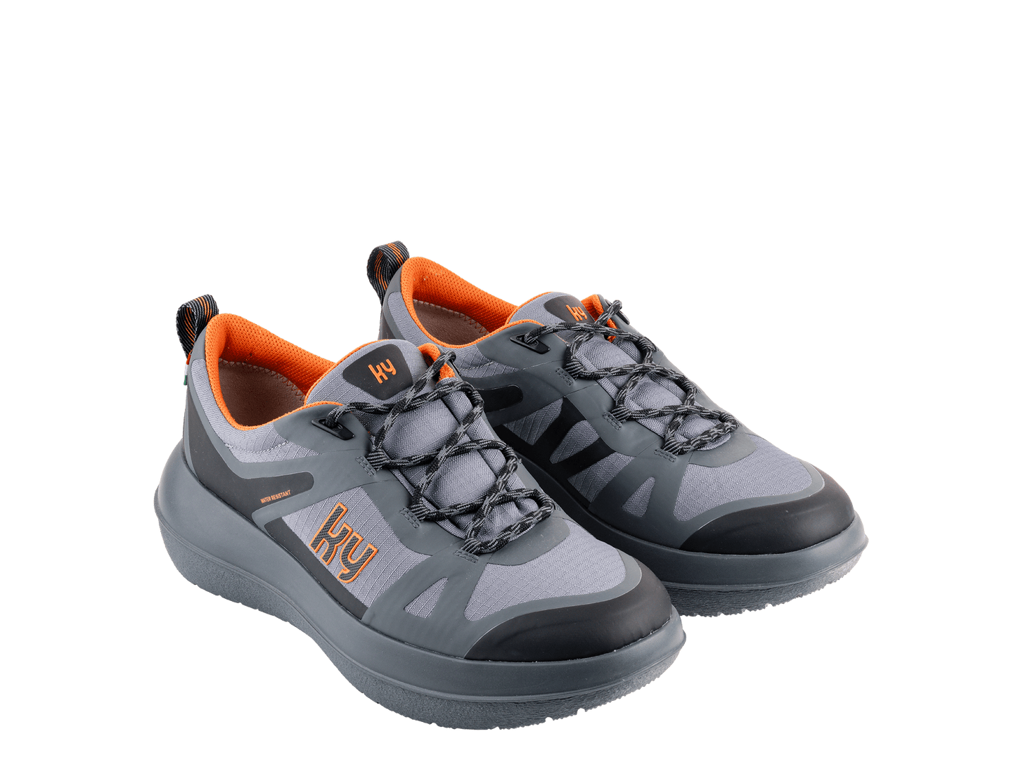 kybun schoen Flims Dark Grey Men - Stapvitaal