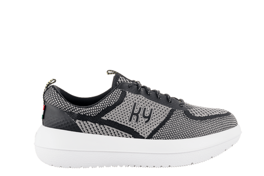 kybun schoen Meilen Black-Grey Men