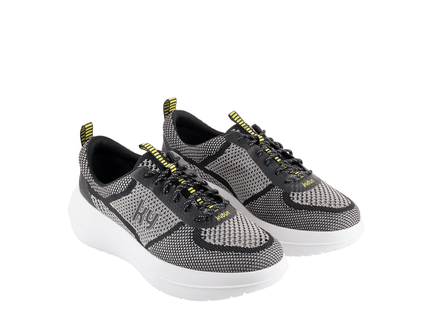 kybun schoen Meilen Black-Grey Men