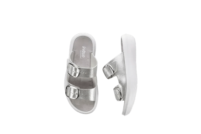 kybun slipper Glarus Silver - special edition NIEUW - Stapvitaal