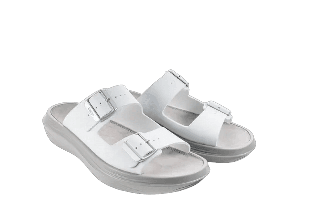 kybun slipper Glarus White Women - Stapvitaal