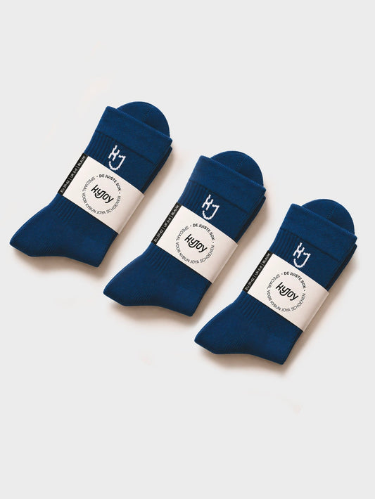 KyJoy - De juiste sokken 3 paar Navy - Stapvitaal